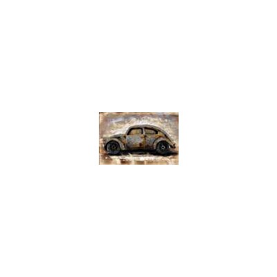 LOVEHOME QUADRO AUTO 90X60X3,5 22809 LEGNO-FERROBATTUTO