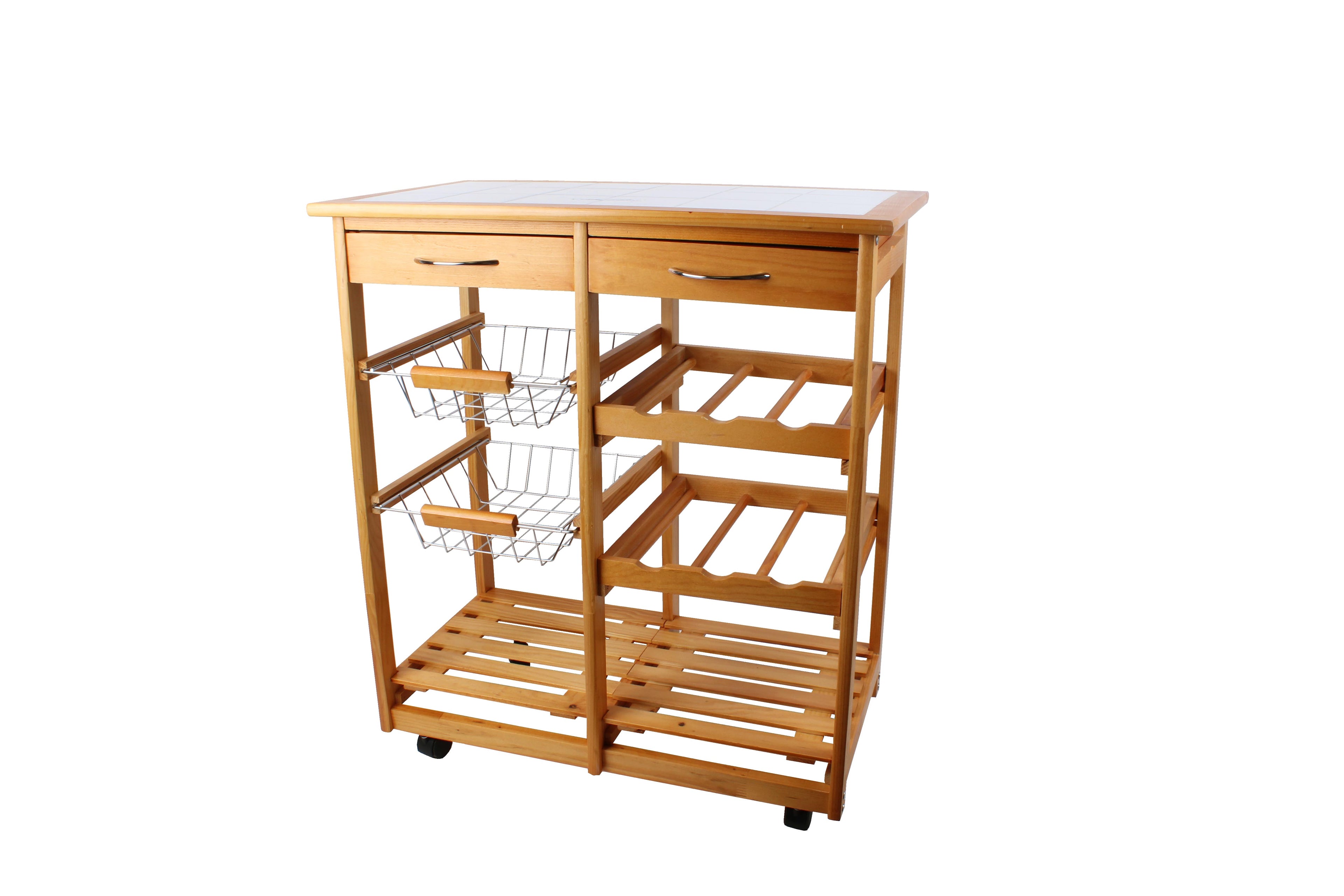 CARRELLO CUCINA CILIEGIO *CM66X37X75h