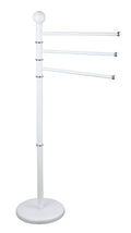 PORTA ASCIUGAMANI *CM.33,5X89H. DIA.22 BIANCO