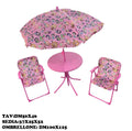 SET BIMBO/ BIMBA TAVOLO/OMBREL+2 SEDIE *OXFORD