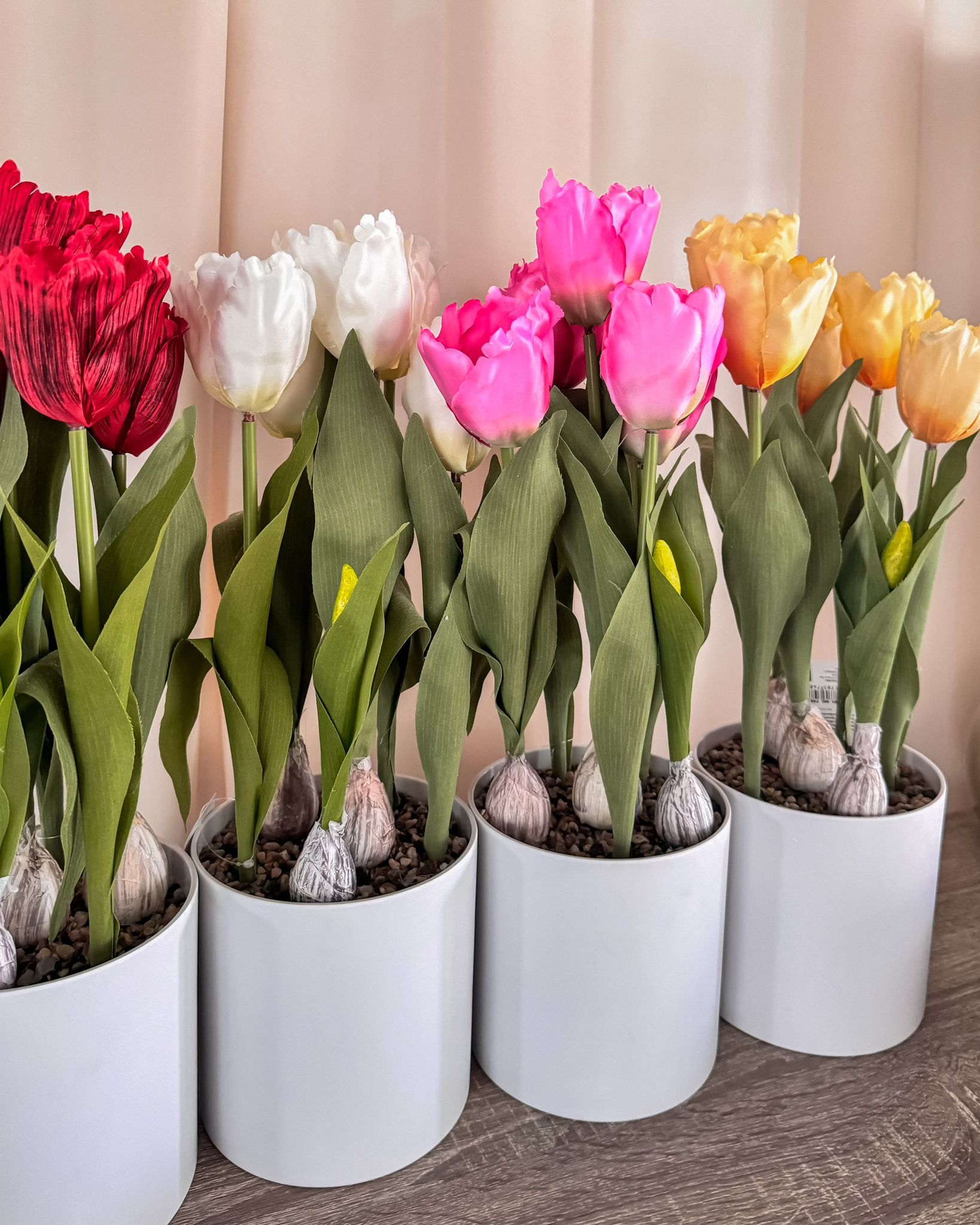 AD TREND VASO C/TULIPANI D15 H49