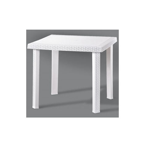 DIMA TAVOLO FIGARO RATTAN BIANCO