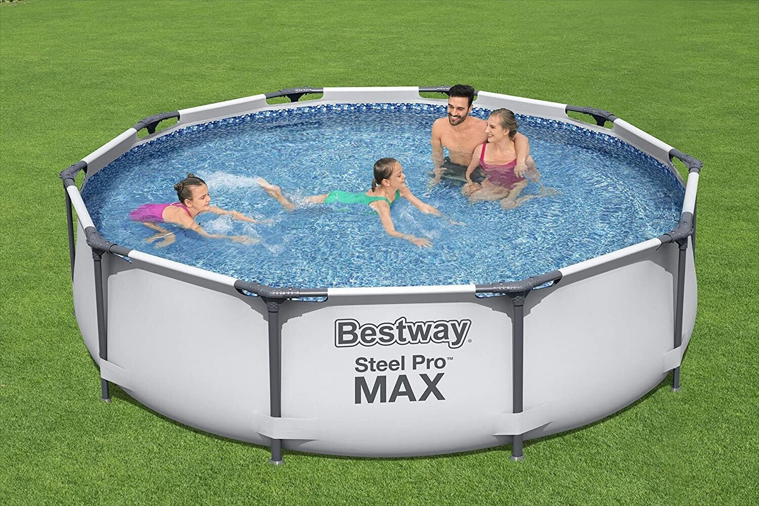BESTWAY PISCINA STEEL CM.305X76 *LT.4678 POM/FILTRO