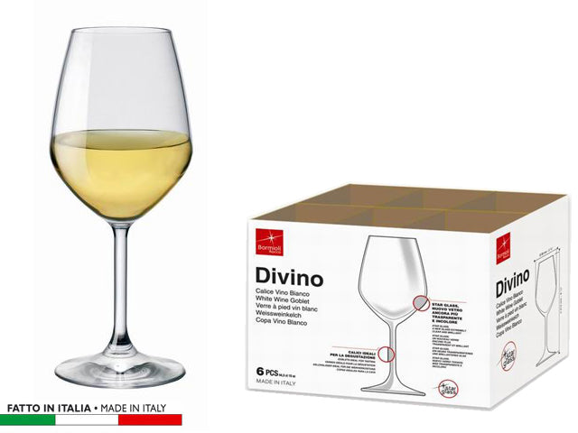 BORMIO DIVINO CALICE VINO BIANCO  CL.24 PZ.6