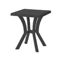 DIMA TAVOLO RIGOLETTO RATTAN ANTRACITE *60X60