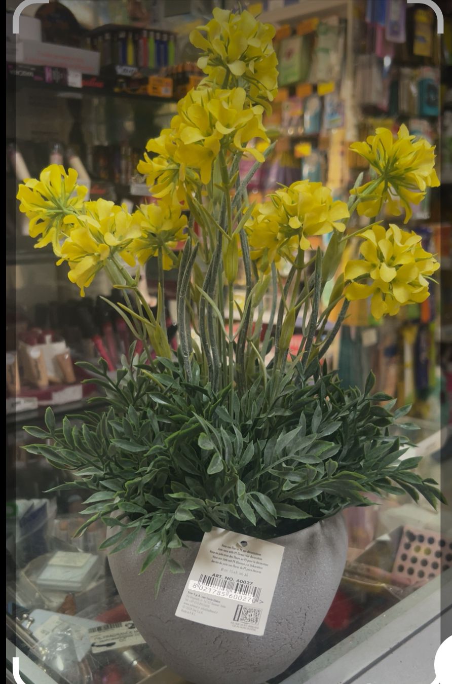 AD TREND VASO+FIORI DECORAZIONE D15