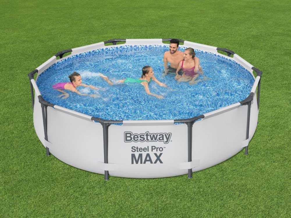 Bestway Steel Pro Max 56408 - Ø305x76 cm - Piscina Rotonda + Pompa filtro 16 W