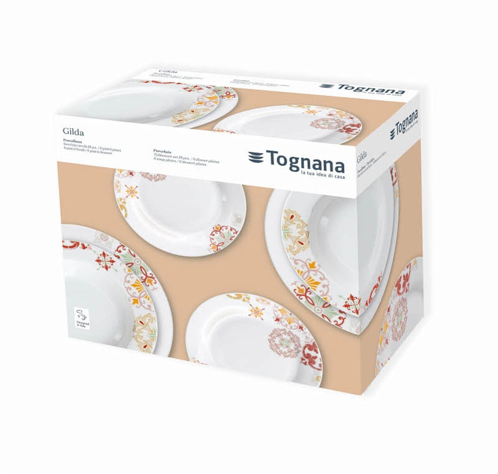 TOGNANA OLIMPIA SERVIZIO TAVOLA 18PZ. N GILDA