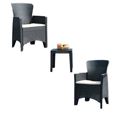 LOVEHOME GIARDINO 2 SEDIE+TAVOLINO